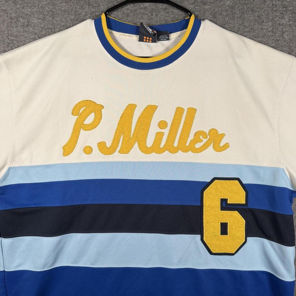 Vintage Y2K P Miller Master P Jersey Mens 3XL Blue Yellow #6 Hip Hop Streetwear